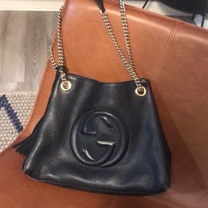 GUCCI Soho leather bag.